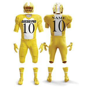 Uniformes Personalizados de Fútbol Americano para Hombres, Mujeres, Jóvenes y Niños, Aficionados al Deporte, con Nombre y Número del Equipo Impresos y Cosidos, en Tela Twill Degradada - Product Image 2