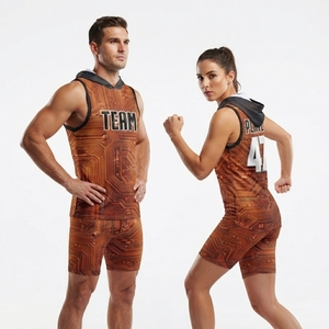 Ensemble de maillots et shorts légers et respirants pour le football 7 contre 7, anti-UV, à séchage rapide, coupe athlétique, résistant à l'usure - Product Image 2