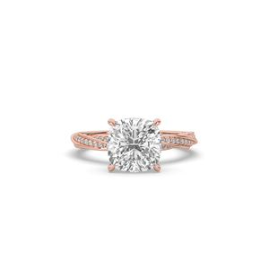 Best 4 Ct Lab grown Cushion Cut Diamond <b>Ring</b> <b>925</b> <b>Silver</b> Gold Unique Style Lightweight Engagement <b>Ring</b> for Women - Product Image 6