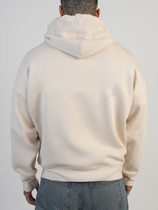 เสื้อฮู้ดดี้ทรงหลวมแบบซิป ผลิตจากผ้าฝ้ายเนื้อหนา 100% เสื้อฮู้ดดี้และเสื้อสเวตเชิ้ตสำหรับผู้ชาย - Product Image 2