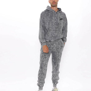Survêtements décontractés à la mode, effet délavé, manches longues, couleur unie, différents designs, survêtements effet délavé - Product Image 1