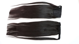 Queue de cheval en cheveux humains vietnamiens vierges, double épaisseur, aspect naturel, facile à clipser, pour femmes, usage quotidien ou soirée, permanente, la meilleure - Product Image 2
