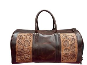 Bolsa de Viaje Deportiva de Fin de Semana para Hombre, de Cuero Genuino MARRANT, con Cierre de Cremallera - Product Image 4