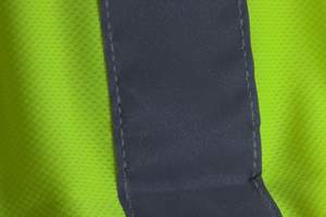 Uniforme de travail LED haute visibilité personnalisé par le fabricant, classe ANSI 1, imperméable, en polyester réfléchissant, pour la sécurité (vente en gros) - Product Image 5