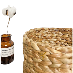 Panier en jacinthe d'eau fait main pour l'organisation de la maison - Product Image 3