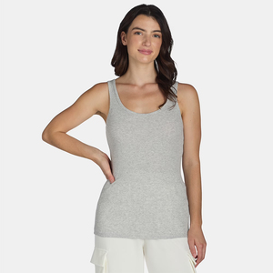 Hot Sale Seamless Lady Gym Ribbed <b>Tank</b> <b>Tops</b> Gray Color Lightweight Quick Dry Jogging Running Loose Fit <b>Sports</b> <b>Tank</b> <b>Tops</b> - Product Image 4