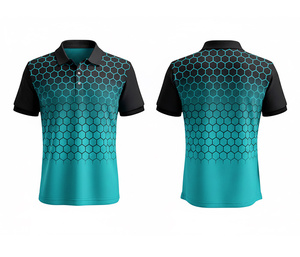 Comfortable Sublimation Polo Shirt for Daily Wear Durable Stitching for Men Women Youth Quick-Dry Dry-Fit Active Polo - Product Image 3