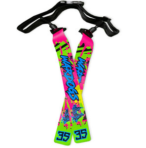 Uniker Adjustable Flag Football Training Belt Suction <b>Cups</b> Durable Nylon Blend Quick Dry Heat-Transfer Printed <b>Custom</b> Team Name - Product Image 1