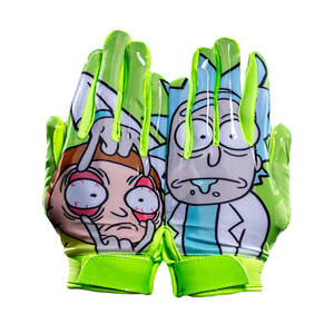 Gants de receveur de football de qualité supérieure, ajustables, taille moyenne, souples, respirants, légers, design respirant, adhérence maximale, précision de la récupération - Product Image 5