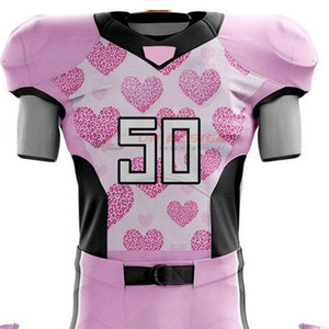 Tenue d'entraînement Nouveau design Sublimation Respirant 100% Polyester Uniforme de football américain Service OEM Prix bas Meilleures ventes - Product Image 4