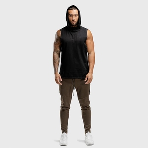 Sudadera sin mangas avanzada para hombre, para entrenamiento físico, gimnasio, diseño elegante, sudadera deportiva con opción personalizada - Product Image 5