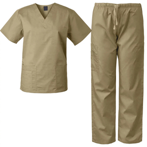 Tenues d'infirmiers pour hommes, confortables et élastiques, en Spandex de haute qualité, style jogger vintage, tricotées, pour l'été, pour infirmiers et médecins - Product Image 2