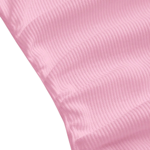 Débardeur côtelé dos nageur pour femme, sans manches, coupe ajustée, en maille extensible, décontracté, été, doux, respirant, séchage rapide, couleur unie - Product Image 5