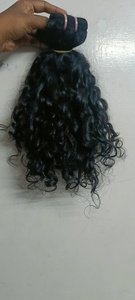 ผมต่อแบบม้วนงอสีดำบริสุทธิ์18เส้น100% จากวิหารสำหรับถักเปีย - Product Image 6
