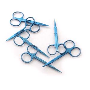 Ciseaux de beauté de coupe pour les extensions de cils de sourcils Petits ciseaux de toilettage Pointe de sécurité incurvée - Product Image 1