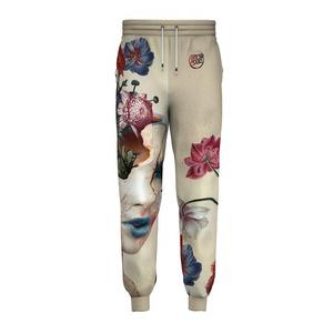 Pantalones Deportivos Rectos para Hombre, Sublimados, con Cintura Elástica y Cordón, Casuales, Transpirables, de Secado Rápido, 100% Poliéster Fleece - Product Image 3