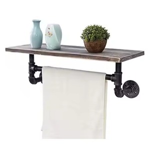 Black Triangle Shape Solid Wood Floating <b>Shelf</b> Set <b>Wall</b> Mounted Wooden <b>Shelves</b> for Storage and Home Decoration <b>Wall</b> <b>Shelf</b> - Product Image 3
