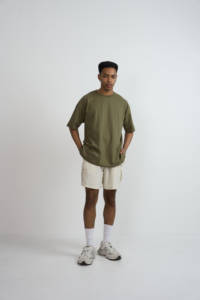 Thumb Premium - Camiseta de algodón de alta gama para hombre, estilo urbano, 200-220 GSM, corte holgado, camiseta básica - Product Image 6