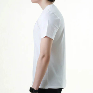 เสื้อยืดผู้ชายสั่งทำไซส์ต่างๆ คุณภาพดีที่สุด ผ้าฝ้าย 100% น้ำหนักเบา ระบายอากาศได้ดี แห้งเร็ว สีพื้น หลายสี - Product Image 5