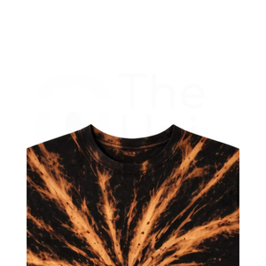 Camiseta de Manga Corta con Cuello Redondo y Estampado Tie-Dye para Hombre, Tejido de Punto Informal con Patrón - Product Image 5