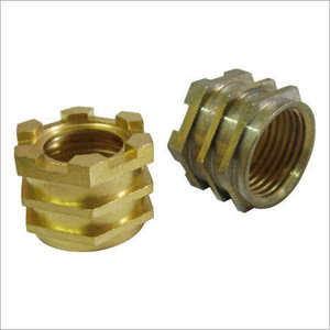 Tuerca de castillo de latón de alta calidad M10 métrica hexagonal con inserto roscado autoblocante para instalación de tuberías de gas, tamaño personalizable - Product Image 2
