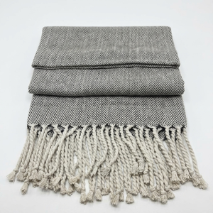 Premium Herringbone Wave Cotton <b>Throw</b> <b>for</b> Home Decor Sofa <b>Bed</b> Travel and Wholesale Export Quality Supply Worldwide - Product Image 1