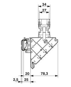HC-D 40-A-TWIN-PER-M - Adaptador de terminal 1580176 - Product Image 3