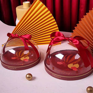 Colorful Acrylic Dome Gift <b>Box</b> Elegant <b>Display</b> Container for Presents and Decorative Items - Product Image 6