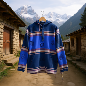 เสื้อฮู้ดผ้าฝ้ายเนปาล 100% - Product Image 2