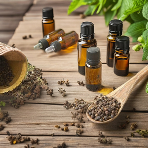 Huile essentielle de poivre noir biologique de qualité alimentaire pour les soins de la peau et l'aromathérapie, huile pure, extrait supercritique au CO2 - Product Image 2