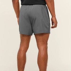 Pantalones Cortos Bermuda de Lona para Hombre, Cintura Media con Cordón, Color Sólido, Algodón, Casuales, con Bolsillos, Transpirables, de Secado Rápido, Tejido de Punto - Product Image 2