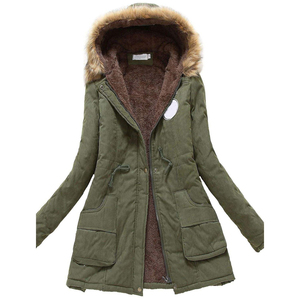 <b>Womens</b> Heavyweight <b>Parka</b> Coat <b>for</b> Chilly Conditions Cotton Filling Casual Plus Size Sports Jacket Wholesale <b>Womens</b> <b>Parka</b> Jacket - Product Image 3