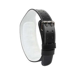 Ceinture de musculation robuste avec logo personnalisé pour soulevé de terre et powerlifting, en néoprène respirant, avec soutien lombaire. - Product Image 3