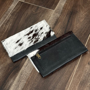 Gran oferta de carteras de piel de vaca occidental para mujer, bolso de mano de cuero genuino de alta calidad, tarjetero, monedero largo, regalos para mujer - Product Image 5