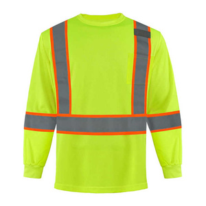 เสื้อเชิ้ตทำงานแขนยาวผ้าฝ้าย 100% น้ำหนักเบา สะท้อนแสง ทนไฟ ติดกระดุม - Product Image 1