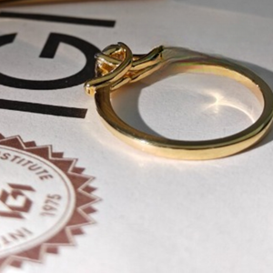 Anillo de Compromiso con Diamante Cultivado en Laboratorio de 2.0 Quilates, Certificado por IGI, para Mujer, Oro de 14K/18K, Joyería de Lujo para Boda, Regalo - Product Image 5