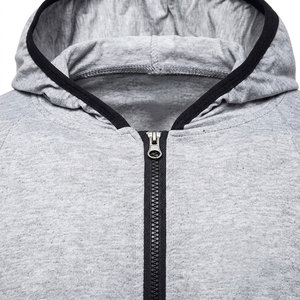 Sweat à capuche sans manches pour homme, décontracté, hiver, fermeture éclair, 100% coton molletonné, uni, avec cordon de serrage, coupe régulière, séchage rapide et écologique - Product Image 4