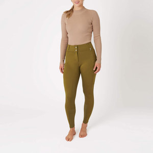 Pantalons d'équitation pour femmes imprimés sur mesure, 100% polyester, respirants, séchage rapide, pour l'entraînement équestre, la compétition, l'extérieur - Product Image 3