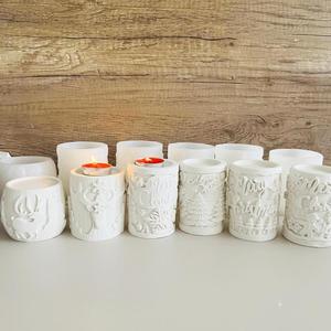 <b>Christmas</b> Tree Elk <b>Christmas</b> Fragrant Stone Cylinder Candle Holder <b>Christmas</b> Elk Candle <b>Silicone</b> Mold - Product Image 1