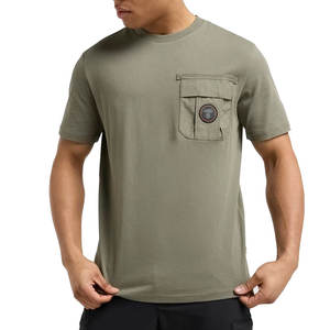 เสื้อยืดผู้ชาย OEM ลำลอง ทรงโอเวอร์ไซส์ แฟชั่นไม่ซ้ำใคร เสื้อยืดผู้ชายดีไซน์ล่าสุด คุณภาพสูง ผ้าฝ้าย เสื้อยืดผู้ชายสำหรับฤดูร้อน - Product Image 1