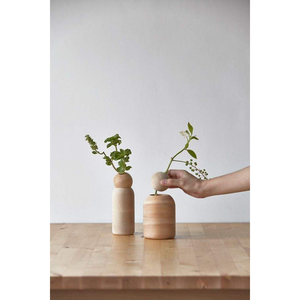 Jarrón de Madera Clásico Contemporáneo, Personalizable, Ligero, Hecho a Mano, Multiusos, para el Día de la Madre, Decoración del Hogar y Restaurantes, 100% Artesanal - Product Image 1