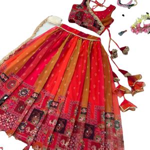 El último diseñador Pure Georgette Silk Sequence Work Lehenga Choli de Fab Zone - Product Image 1