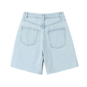 Pantalones Cortos Vaqueros Elásticos Casuales de Moda para Hombre 2025, Shorts de Mezclilla Azul y Negro, Pantalones Cortos de Lona para Hombre, Estilo Urbano - Product Image 3