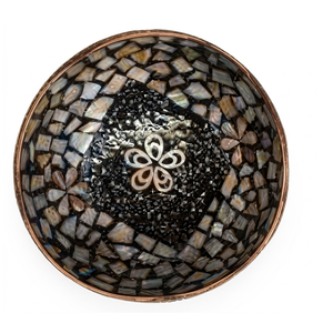 Tazón de cáscara de coco con grabado profundo, material ecológico, acabado pulido para decoración de cocina moderna - Product Image 2