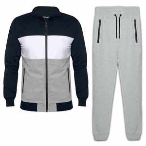 Ensemble de survêtement tricoté personnalisé pour homme, style streetwear estival, léger, uni, à séchage rapide et avec personnalisation du logo - Product Image 1