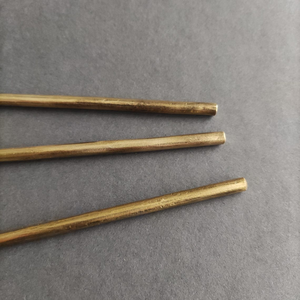 Cuillères doseuses en laiton forgé et bronze, ustensiles de mesure en métal faits à la main, cuillère de cuisine vintage, outil de service alimentaire durable - Product Image 3