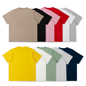 T-shirt Homme Personnalisable en Coton Respirant 100% avec Logo, Col Rond, Grammage Lourd, Uni, Écologique, Vente en Gros - Product Image 3