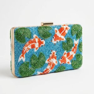 Bolso de Mano Bohemio Premium con Lentejuelas Florales, Correa Única, Cierre de Gancho y Bucle, Tamaño Personalizado, Fabriva Exports - Product Image 1
