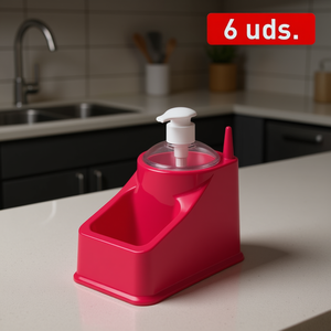 PlasticForte Hand Sanitizer Dispenser Stand 6 <b>Units</b> Mixed Colors <b>Kitchen</b> <b>Storage</b> - Product Image 3