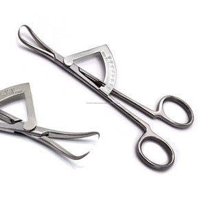 Dental Bone Caliper Implant Surgical <b>Measuring</b> Forceps Manual Stainless Steel Orthodontic <b>Gauge</b> Dental Lab <b>Tool</b> - Product Image 1